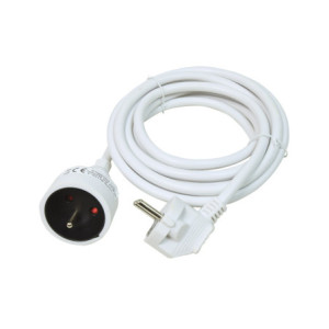 Prolongateur 3mètres 3G1,5mm²  blanc