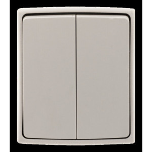 VA-ET-VIENT DOUBLE IP55 BICOLORE OROK