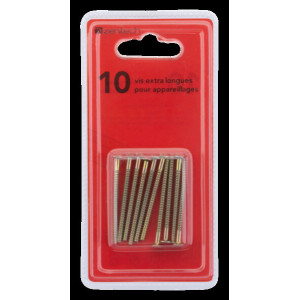 10 VIS EXTRA LONGUES APPAREILLAGES