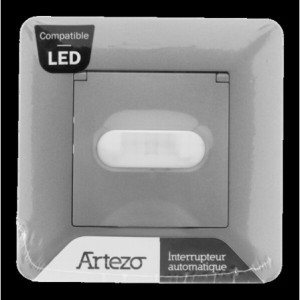 INTERRUPTEUR AUTOMATIQUE LED ARTEZO TITANIUM