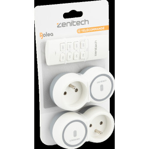 BOLEA PACK DE 2 PRISES 3680W + TELECOMMANDE - FR