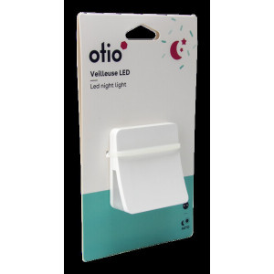 VEILLEUSE CREPUSCULAIRE CARREE 0.28W