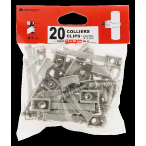 20 ATTACHES CLIPSABLES DIAMETRE 16/20