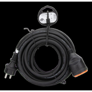 PROLONGATEUR A CLAPET 10M H07RN-F 3G1.5 NOIR-ORANGE