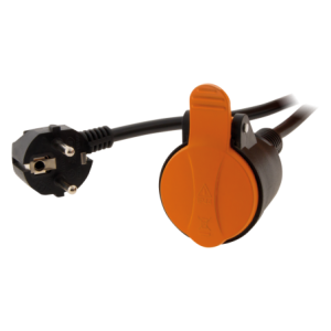 PROLONGATEUR A CLAPET 10M H07RN-F 3G1.5 NOIR-ORANGE