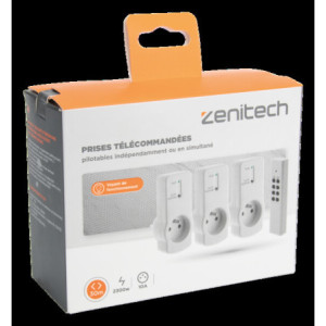 KIT 3 PRISES + TELECOMMANDE