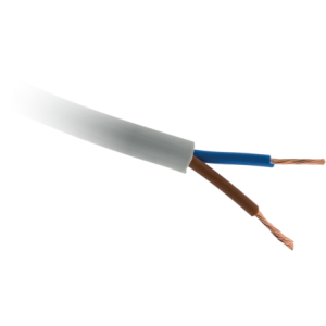 CABLE H05VV-F 2X1MM² GRIS vendu au mètre linéaire