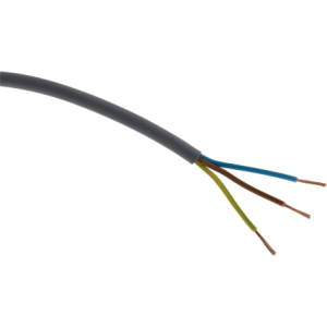 CABLE H05VV-F 3G1 GRIS vendu au mètre linéaire