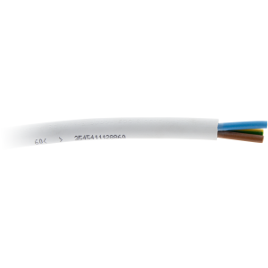 CABLE H05VV-F 3G2,5 BLANC vendu au mètre linéaire