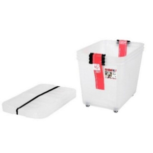 Lot de 3 boites de rangement 60 litres