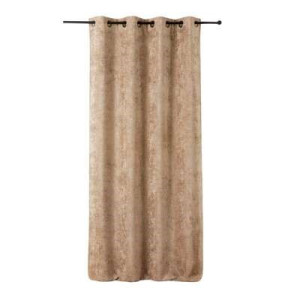 Rideau à 8 œillets Colorado beige chamois - 135x260cm