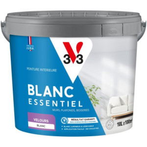 Peinture intérieure blanc velours - 10L LES ESSENTIEL