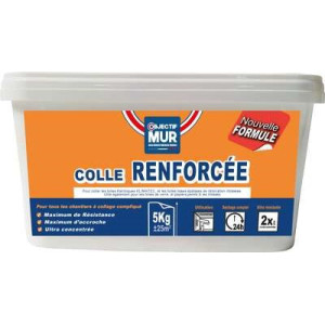 Colle renforcée universelle prête à l'emploi pour toiles et revêtements muraux - 5 kg