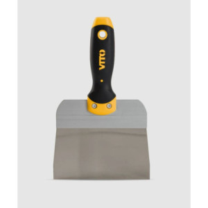 SPATULE À ENDUIR INOX BI MATIERE 200mm