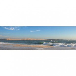 TOILE 30x97 VAGUE SUR BASSIN