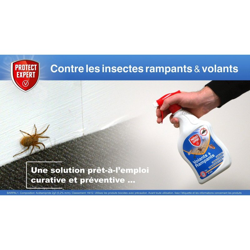 RepellShield Spray Barrière Insectes Rampants 0,5L - Naturel Aux Huiles Essentielles - Pour Intérieur/Extérieur - Non Tachant - Famille & Animaux - 5